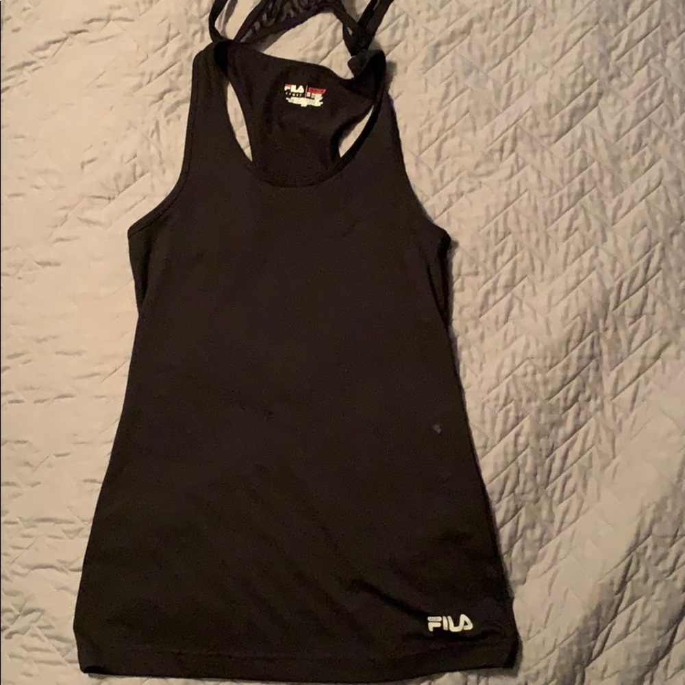 Black Fila tank top